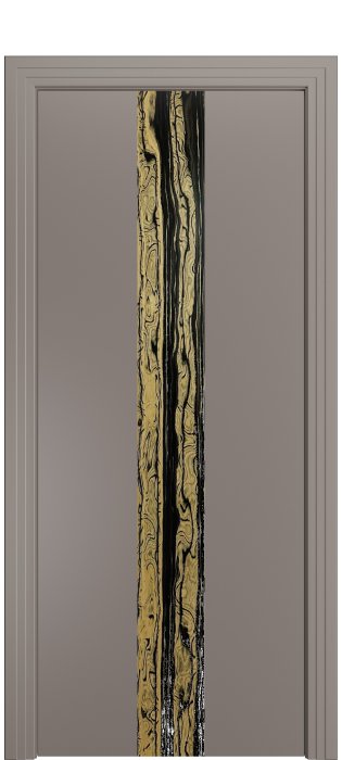 Дверь межкомнатная Порта Алекс КАНТРИ 2 Темно-серый вставка эспрессо эмаль