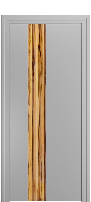 Дверь межкомнатная Порта Алекс КАНТРИ 3 Светло-серый вставка Марблвуд эмаль