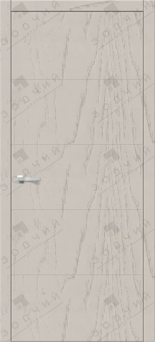 Дверь межкомнатная ЗОДЧИЙ ИТАЛЬЯНО 5 ПВХ ПГ Дуб оникс