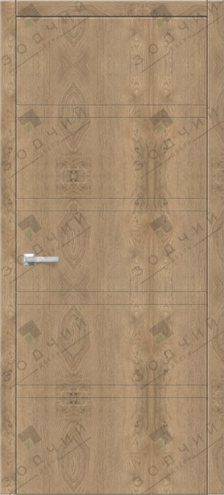 Дверь межкомнатная ЗОДЧИЙ ИТАЛЬЯНО 6 ПГ Дуб американский