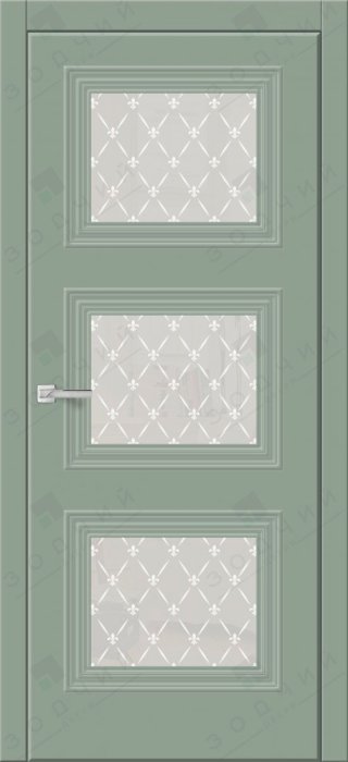 Дверь межкомнатная ЗОДЧИЙ КВИН 3 ПО Макарун