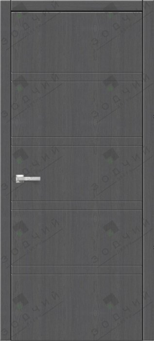 Дверь межкомнатная ЗОДЧИЙ ИТАЛЬЯНО 6 ПГ Секвойя графит
