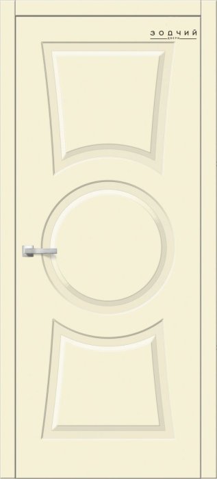 Дверь межкомнатная ЗОДЧИЙ ТВИСТ 10 ПГ Шагрень латте