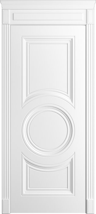 Дверь межкомнатная Порта Алекс Премиум 3 Белоснежная эмаль