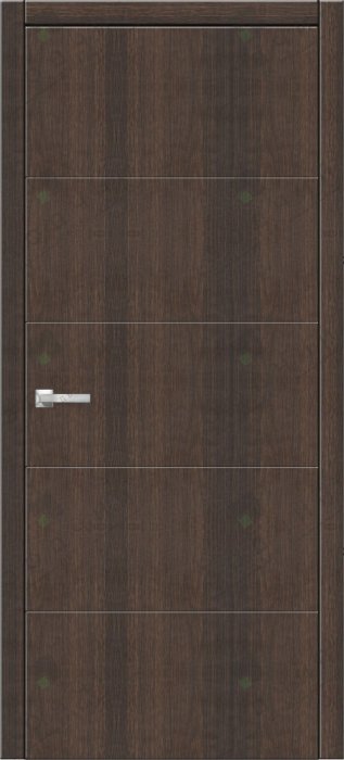 Дверь межкомнатная ЗОДЧИЙ ИТАЛЬЯНО 5 ПВХ ПГ Бренди