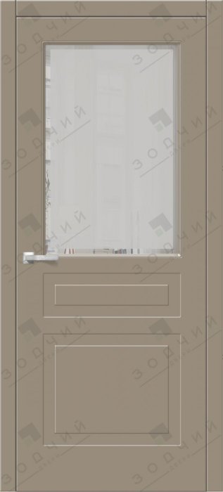 Дверь межкомнатная ЗОДЧИЙ ИТАЛЬЯНО 33 ПВХ ПО Капуччино софт