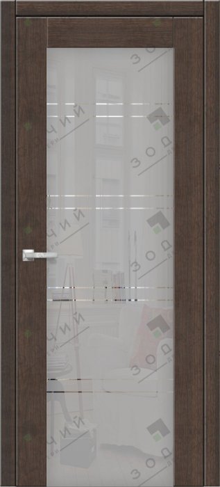 Дверь межкомнатная ЗОДЧИЙ ИТАЛЬЯНО 6 ПО Бренди