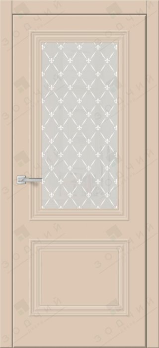 Дверь межкомнатная ЗОДЧИЙ КВИН 2 ПО Капуччино софт