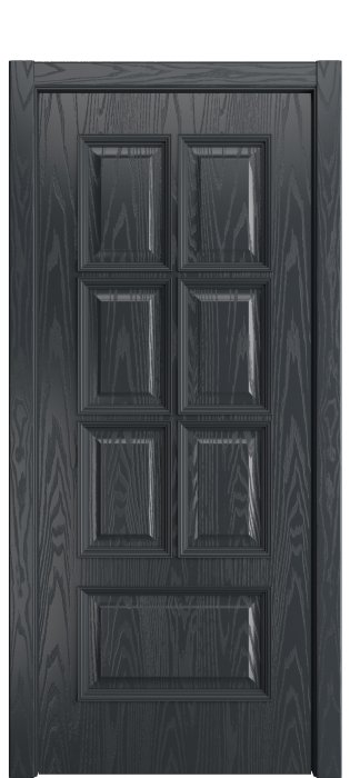 Дверь межкомнатная Порта Алекс КЛАССИКА 8 Графит шпон