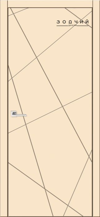 Дверь межкомнатная ЗОДЧИЙ АВЕНЮ 6 ПГ Шагрень латте