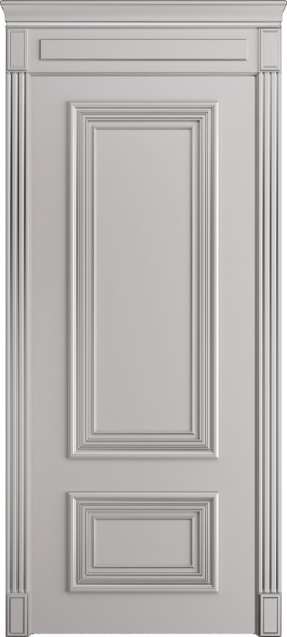 Дверь межкомнатная Порта Алекс КЛАССИКА 11 Агат патина серебро эмаль