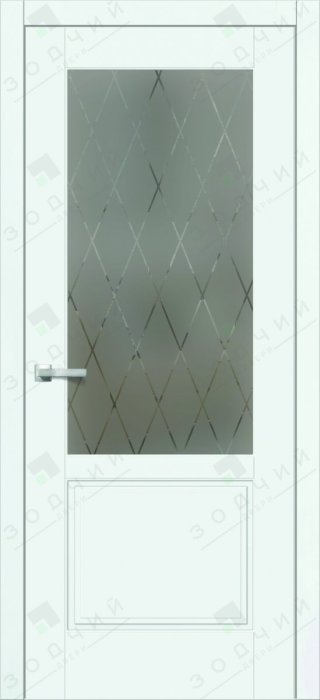 Дверь межкомнатная ЗОДЧИЙ АФРОДИТА 22 ПО Колеано стекло светлое матированное