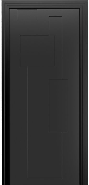 Дверь межкомнатная Порта Алекс ПОРТА 4 Неро эмаль