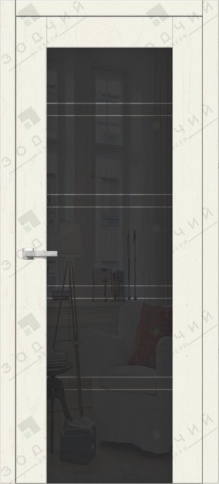 Дверь межкомнатная ЗОДЧИЙ ИТАЛЬЯНО 6 ПО Шагрень бежевая