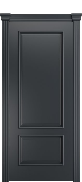 Дверь межкомнатная Порта Алекс Модерн1 Графит эмаль