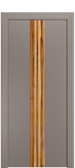 Дверь межкомнатная Порта Алекс КАНТРИ 2 Темно-серый вставка Марблвуд эмаль
