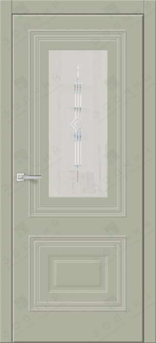 Дверь межкомнатная ЗОДЧИЙ КВИН 2 ПО Колеано