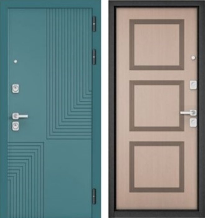 Входная дверь МАСТИНО CITY PRIME 195 Верде / 192 Дуб кофейный матовый