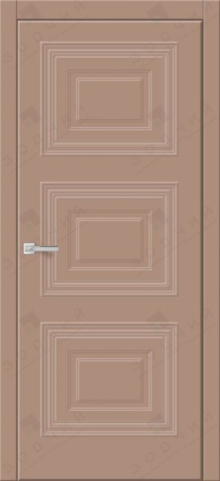 Дверь межкомнатная ЗОДЧИЙ КВИН 3 ПО Брауни