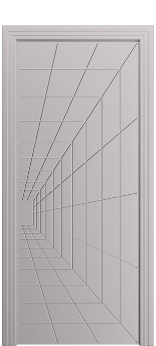 Дверь межкомнатная Порта Алекс ПОРТА6 Платинум софт эмаль