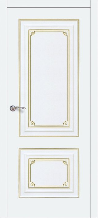 Дверь межкомнатная ЗОДЧИЙ АМПИР ПГ Шагрень молочный