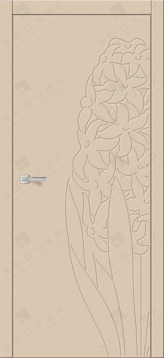 Дверь межкомнатная ЗОДЧИЙ ФЛОРА ГИАЦИНТ Бисквит