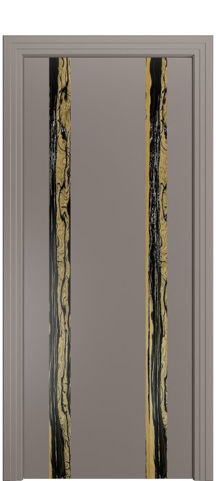 Дверь межкомнатная Порта Алекс КАНТРИ 4 Темно-серый вставка эспрессо эмаль