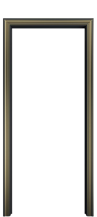 Наличник Александрия Порта Алекс графит патина золото эмаль