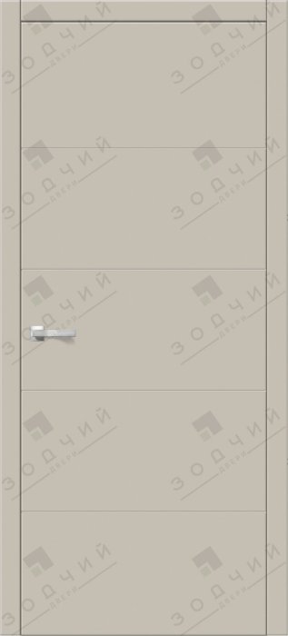 Дверь межкомнатная ЗОДЧИЙ ИТАЛЬЯНО 5 ПВХ ПГ Бисквит