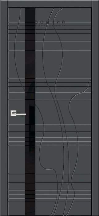 Дверь межкомнатная ЗОДЧИЙ АВЕНЮ 2 ПО фрезерованное Эспрессо софт