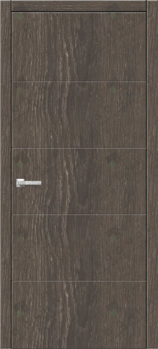 Дверь межкомнатная ЗОДЧИЙ ИТАЛЬЯНО 5 ПВХ ПГ Дуб шале