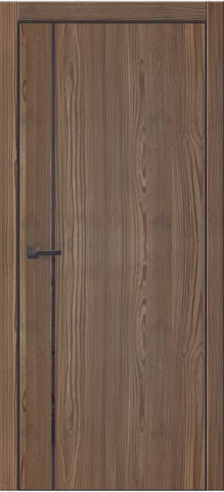 Дверь межкомнатная ЗОДЧИЙ МЕГАПОЛИС В23 ПГ Марроне