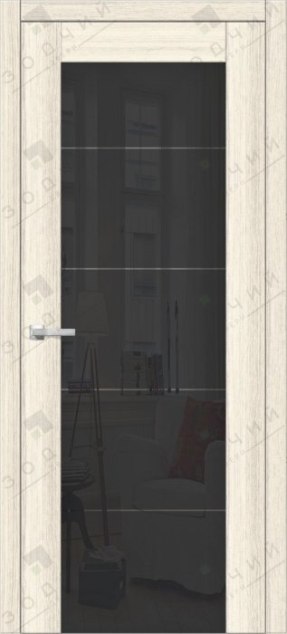 Дверь межкомнатная ЗОДЧИЙ ИТАЛЬЯНО 5 ПВХ ПО Ива верба