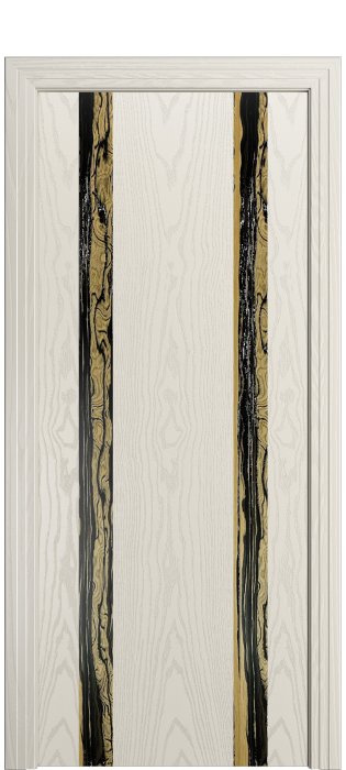 Дверь межкомнатная Порта Алекс КАНТРИ 4 Бежевый вставка эспрессо шпон