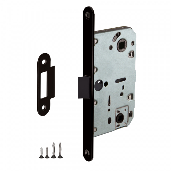 Защелка Punto (Пунто)  врезная PL96WC-50/BL BL (черный)