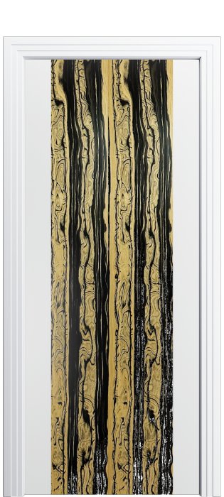 Дверь межкомнатная Порта Алекс КАНТРИ 1 Вайт софт эмаль вставка эспрессо