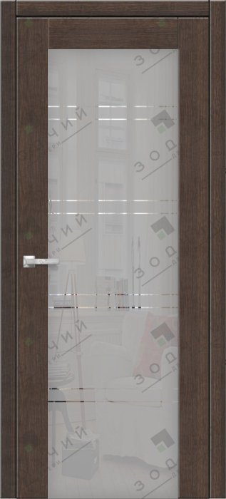 Дверь межкомнатная ЗОДЧИЙ ИТАЛЬЯНО 6 ПО Бренди