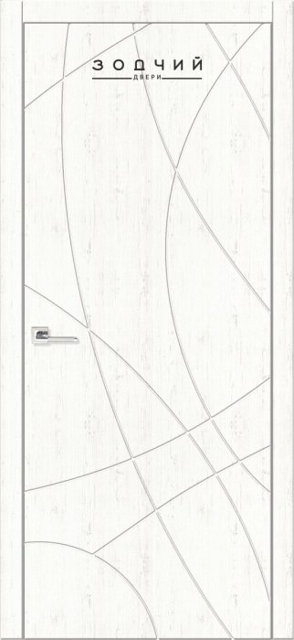 Дверь межкомнатная ЗОДЧИЙ АВЕНЮ 7 ПГ Ясень белый