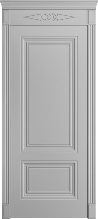 Дверь межкомнатная Порта Алекс Премиум 2 Светло-серая эмаль