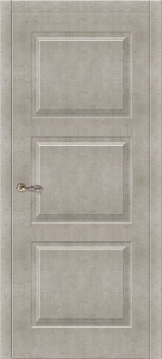 Дверь межкомнатная ЗОДЧИЙ ЛАТИНА 3 ПГ Бетон бежевый