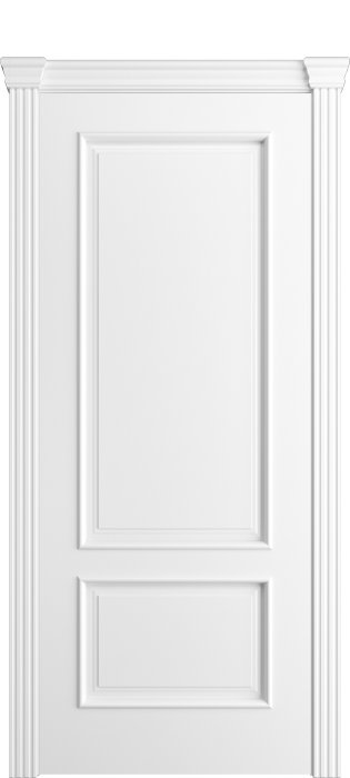 Дверь межкомнатная Порта Алекс Модерн1 Белоснежная эмаль