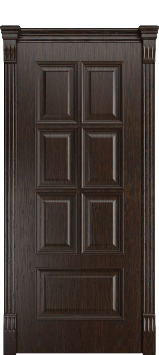 Дверь межкомнатная Порта Алекс КЛАССИКА 8 коньячный шпон