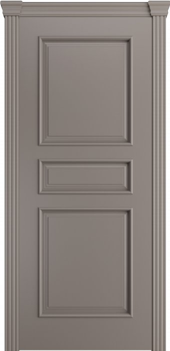 Дверь межкомнатная Порта Алекс Модерн3 Темно-серая эмаль