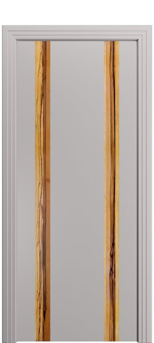 Дверь межкомнатная Порта Алекс КАНТРИ 4 Платинум софт вставка Марблвуд эмаль