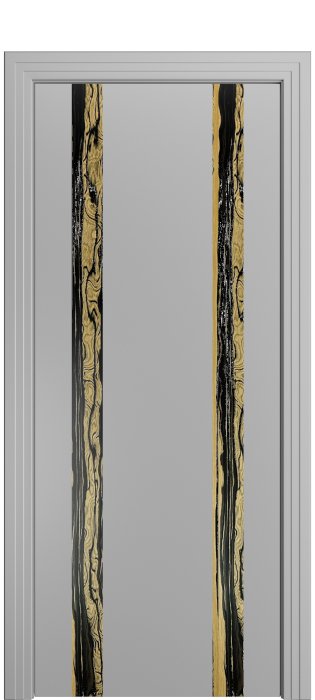 Дверь межкомнатная Порта Алекс КАНТРИ 4 Светло-серый вставка эспрессо эмаль