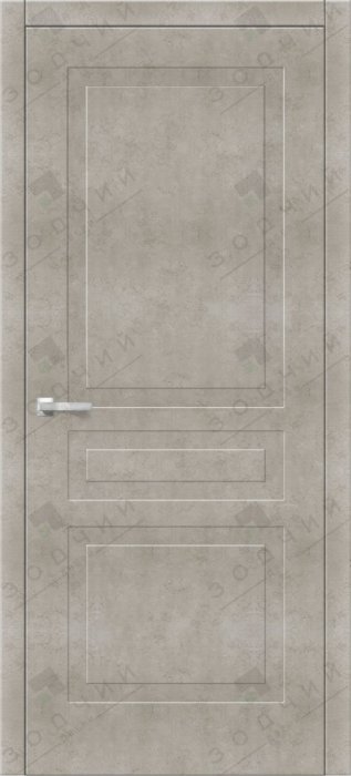 Дверь межкомнатная ЗОДЧИЙ ИТАЛЬЯНО 33 ПВХ ПГ Бетон бежевый