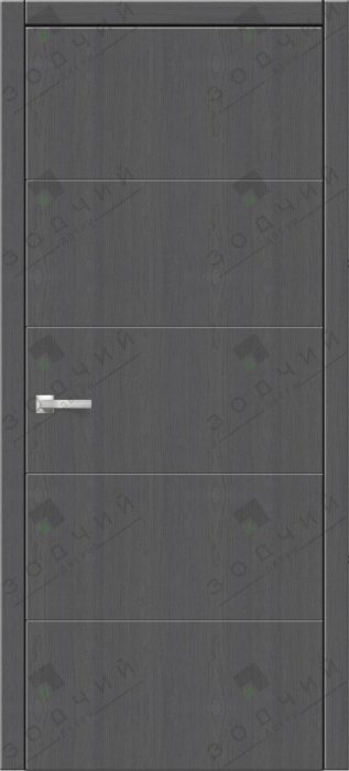 Дверь межкомнатная ЗОДЧИЙ ИТАЛЬЯНО 5 ПВХ ПГ Секвоя графит