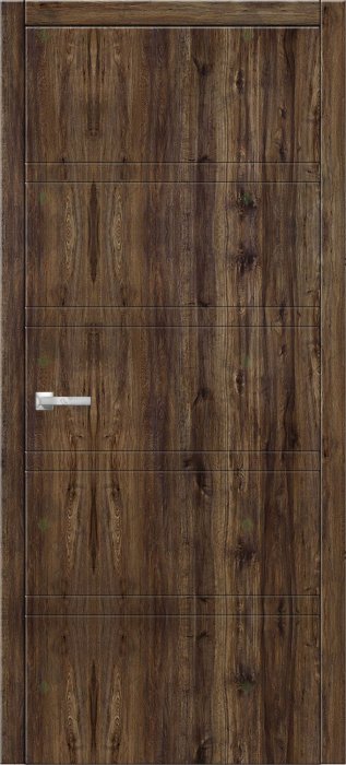 Дверь межкомнатная ЗОДЧИЙ ИТАЛЬЯНО 6 ПГ Дуб бомонт лофт