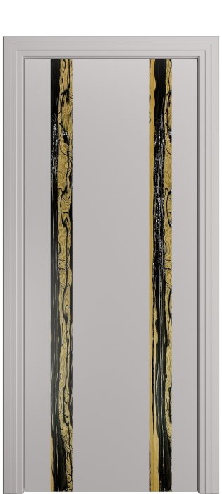 Дверь межкомнатная Порта Алекс  КАНТРИ 4 Агат вставка эспрессо эмаль