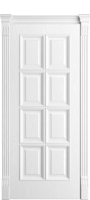 Дверь межкомнатная Порта Алекс КЛАССИКА 7 Белоснежный шпон